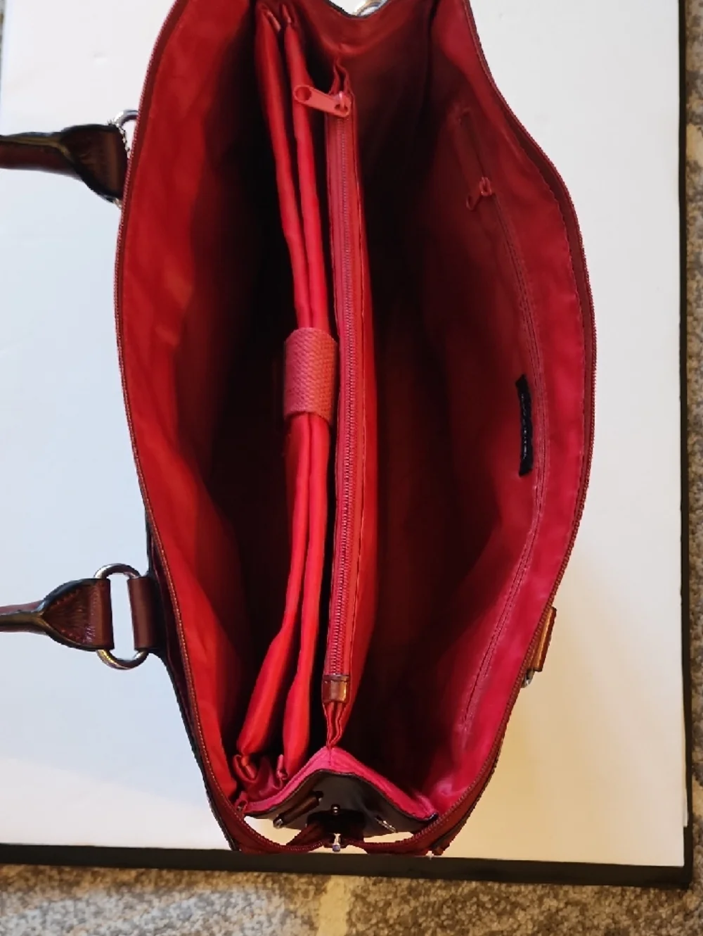 Wilsons Vintage Leather Computer Bag.